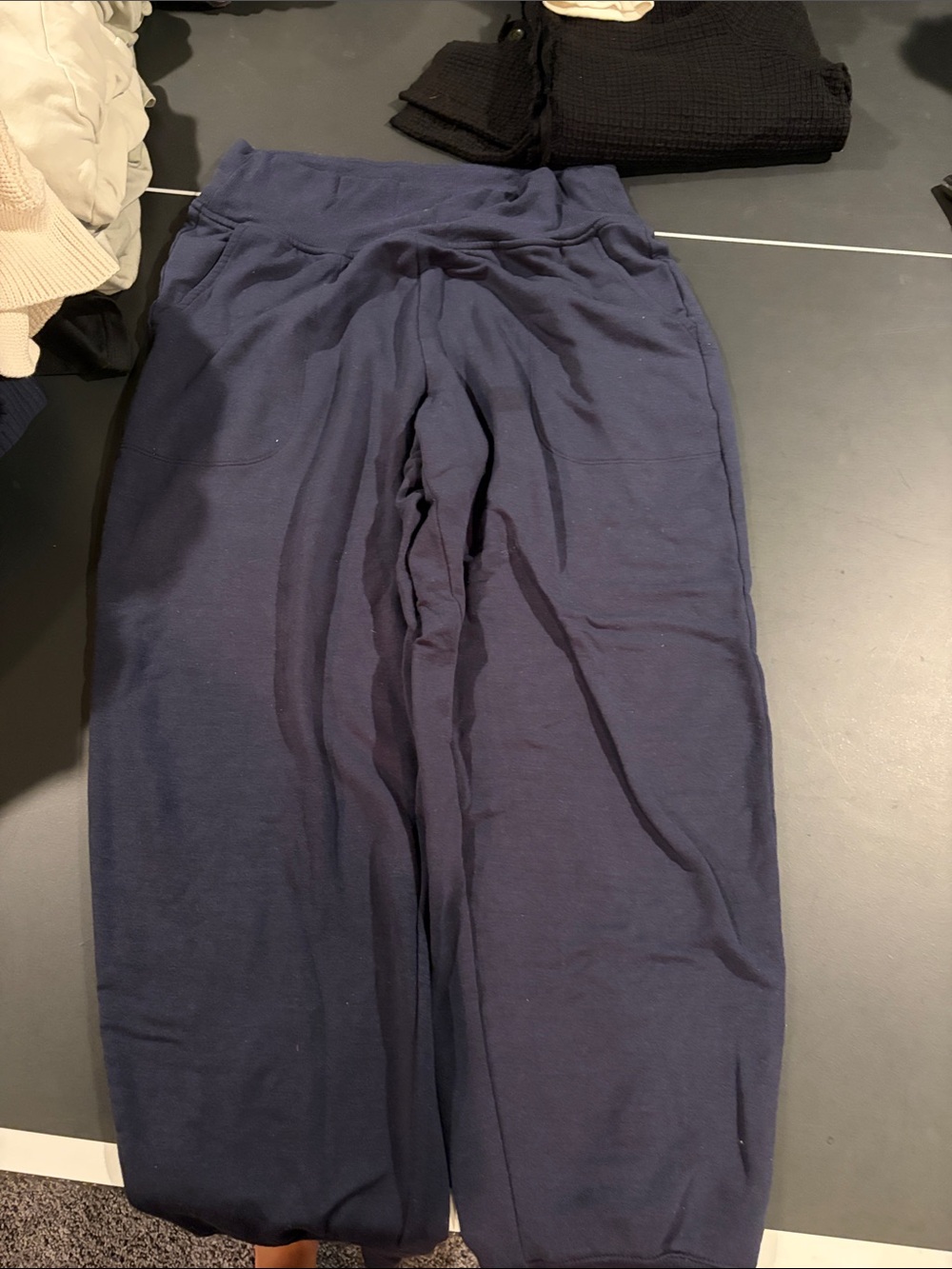 Women’s Athleta Navy Blue Cozy Jogger Pants